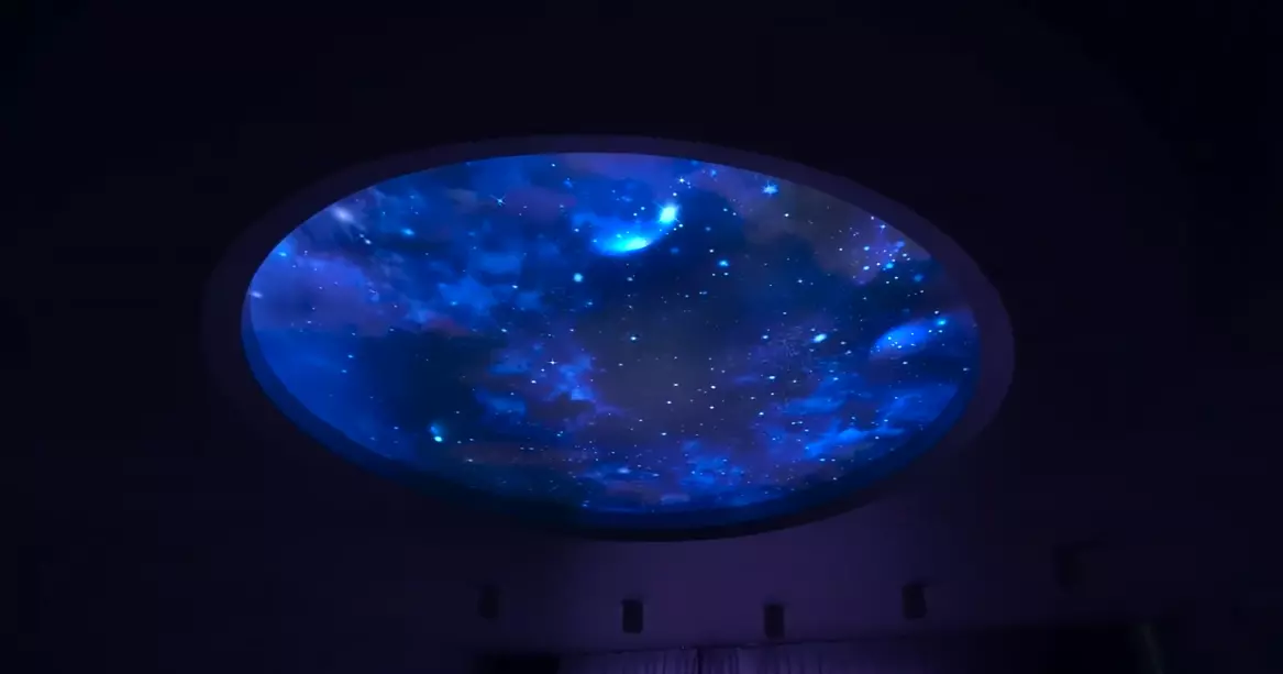 Натяжной потолок с эффектом Double vision